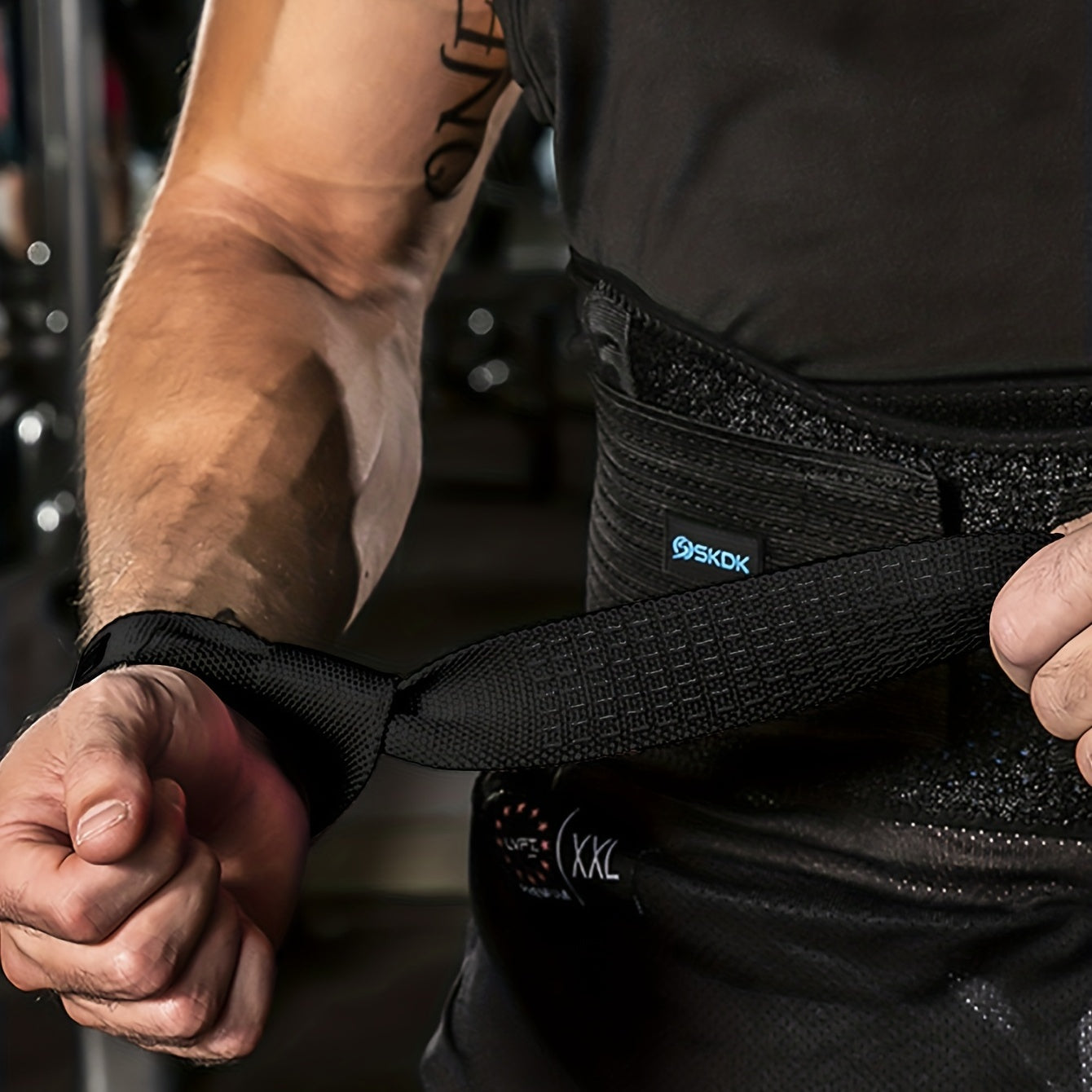 1 Pair of Wrist Straps for Weight Lifting
