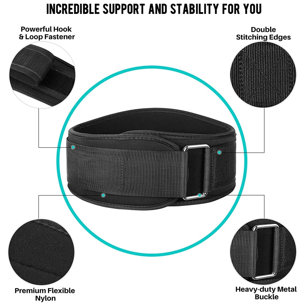 1Pcs Gym Weightlifting Belt