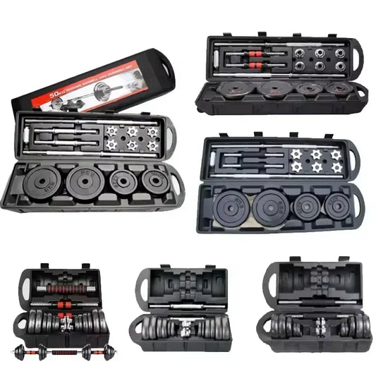 Gym Home Weightlifting Dumbbells with Box