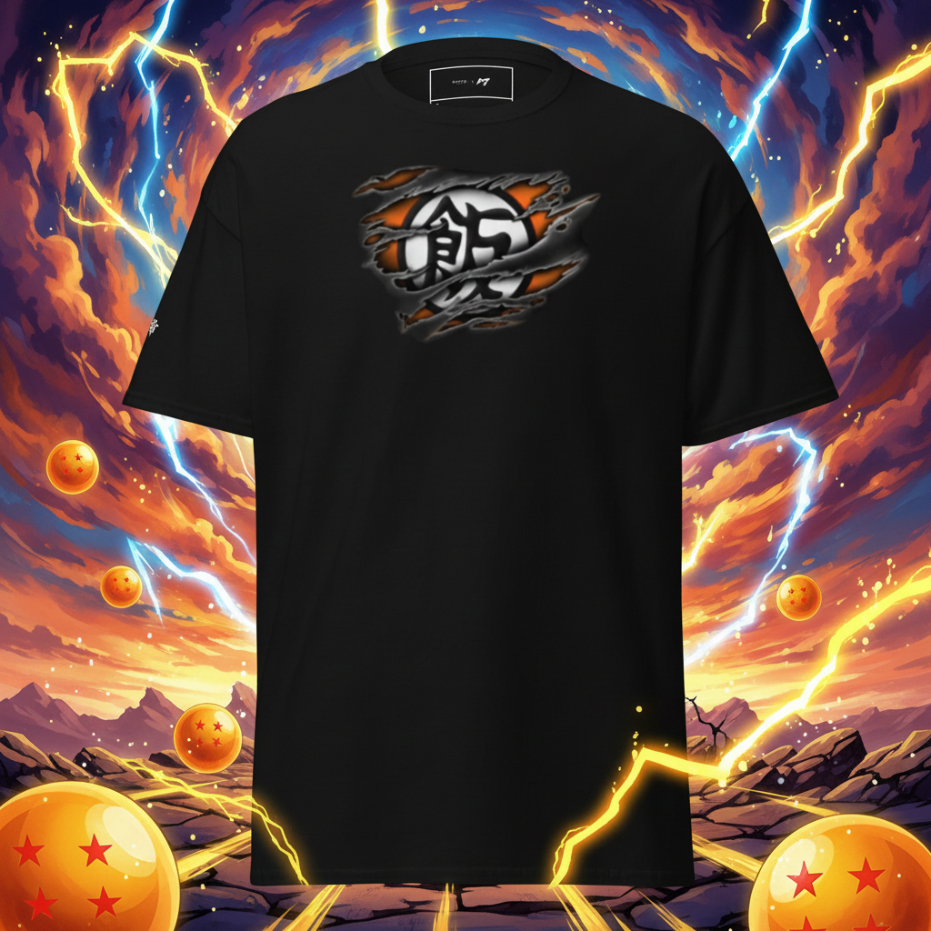 DBZ T-Shirt - Fundo Dragon Ball