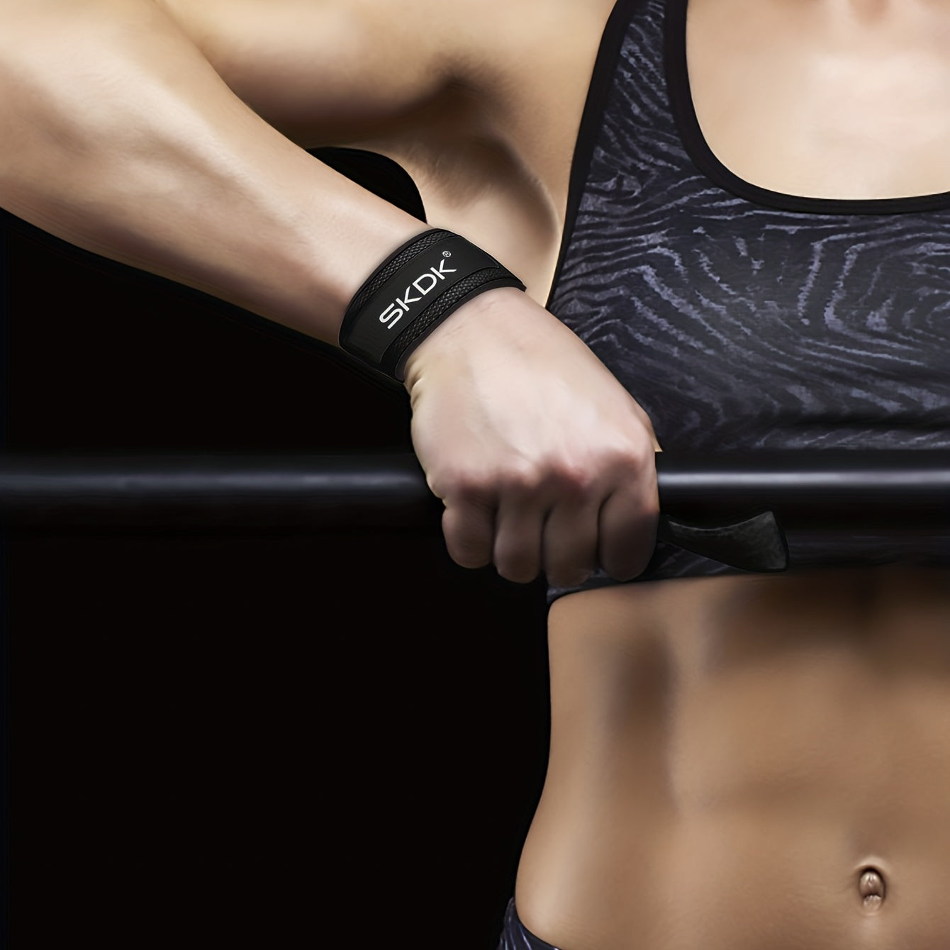 1 Pair of Wrist Straps for Weight Lifting