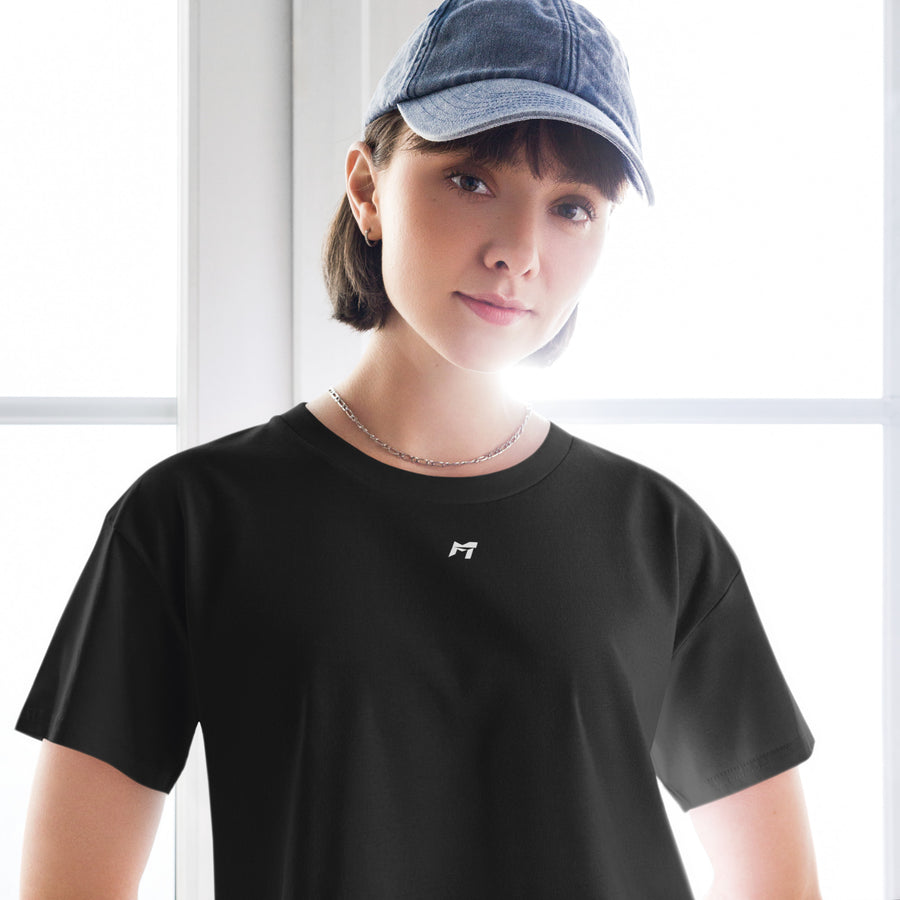 Women Titan-Shirt 1.0 cropped T-shirt by Mutant Titan